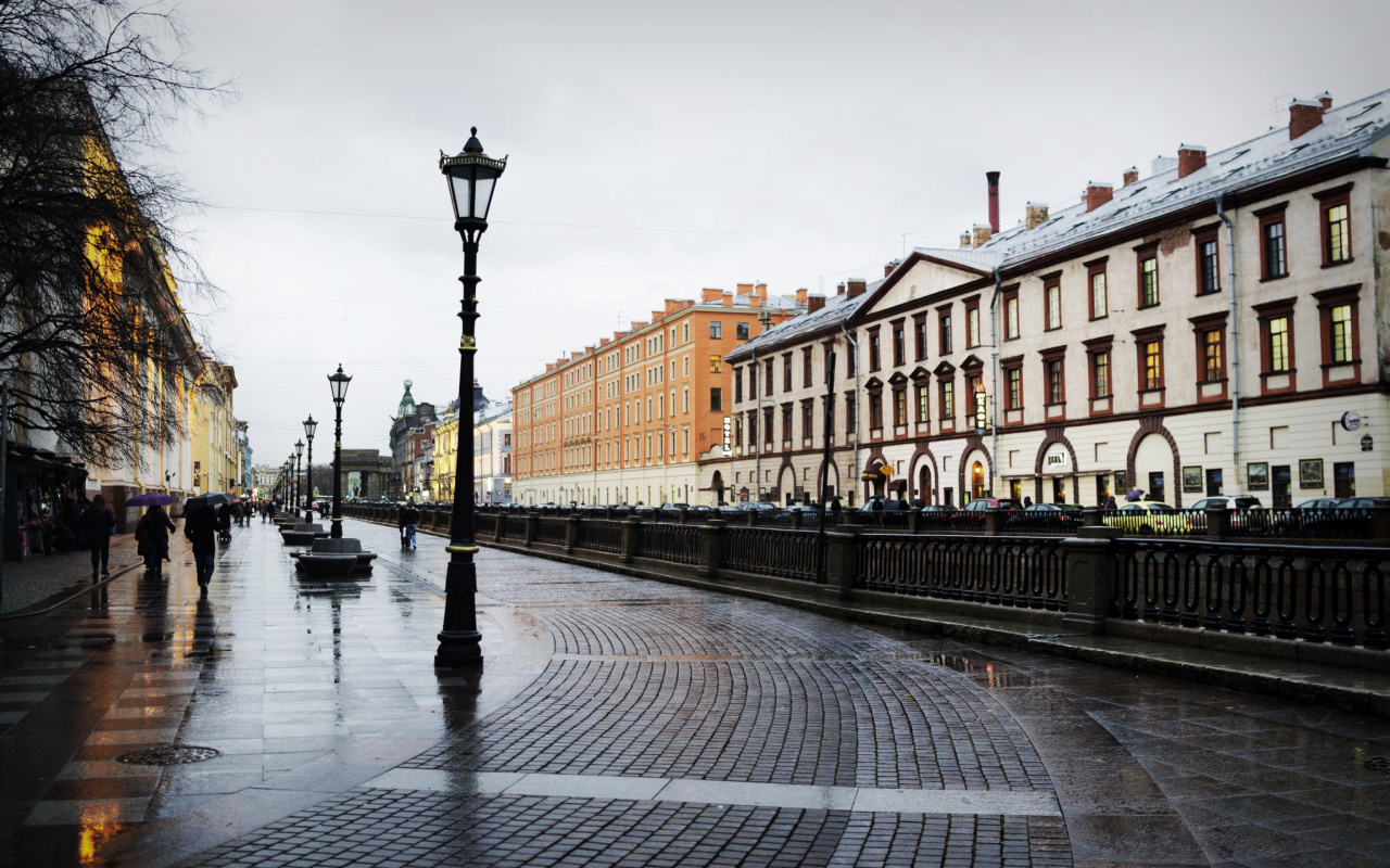 Screenshot №1 pro téma Nevsky Prospect in St  Petersburg 1280x800