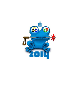 Sochi 2014 Olympic Mascot - Obrázkek zdarma pro 128x160