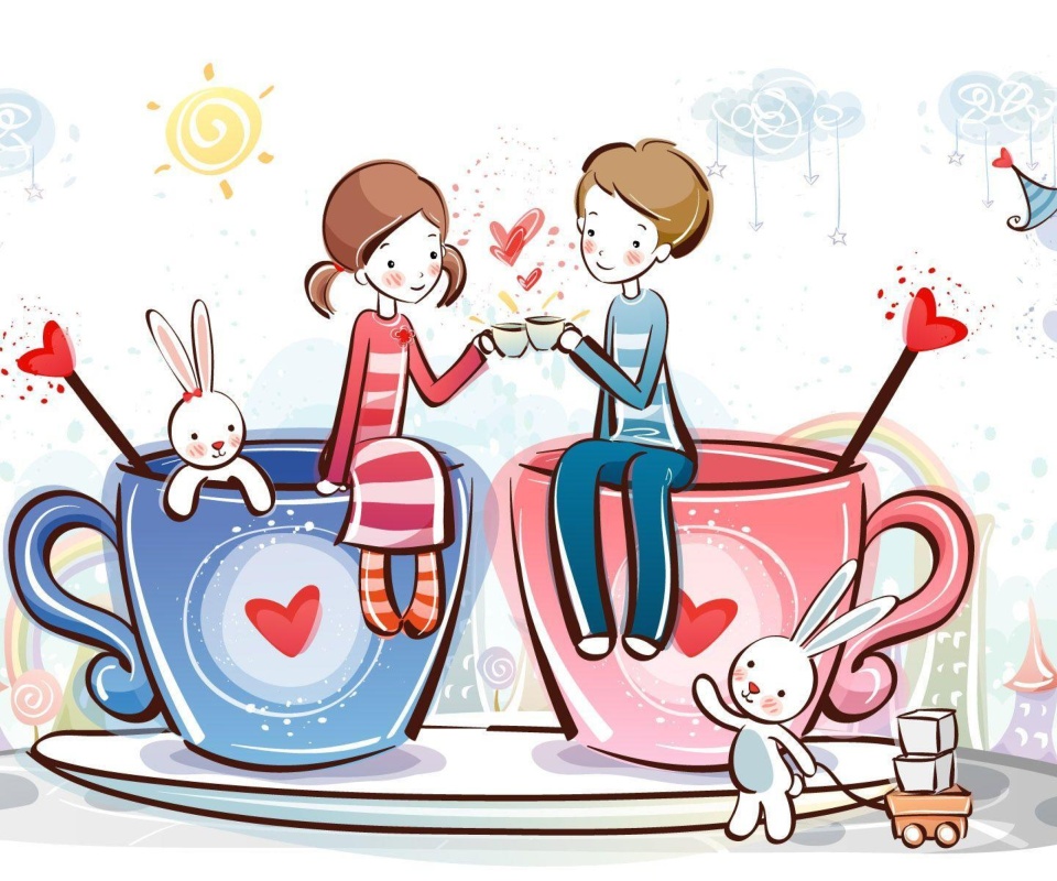 Valentine Cartoon Images screenshot #1 960x800