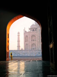 Das Taj Mahal, India Wallpaper 240x320