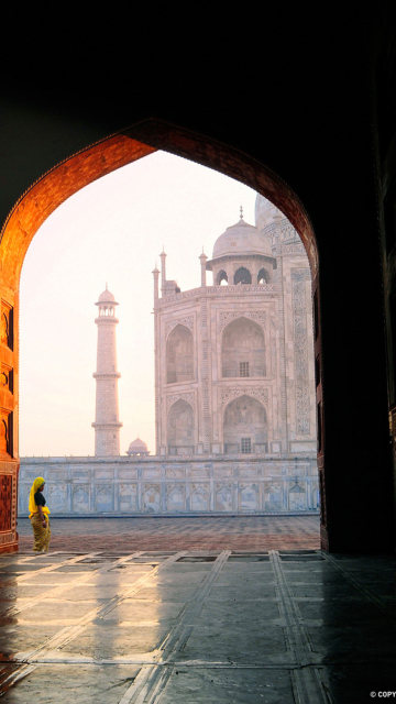 Screenshot №1 pro téma Taj Mahal, India 360x640