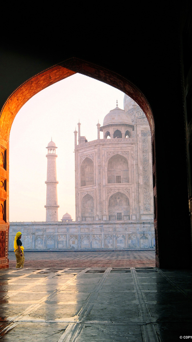 Screenshot №1 pro téma Taj Mahal, India 750x1334