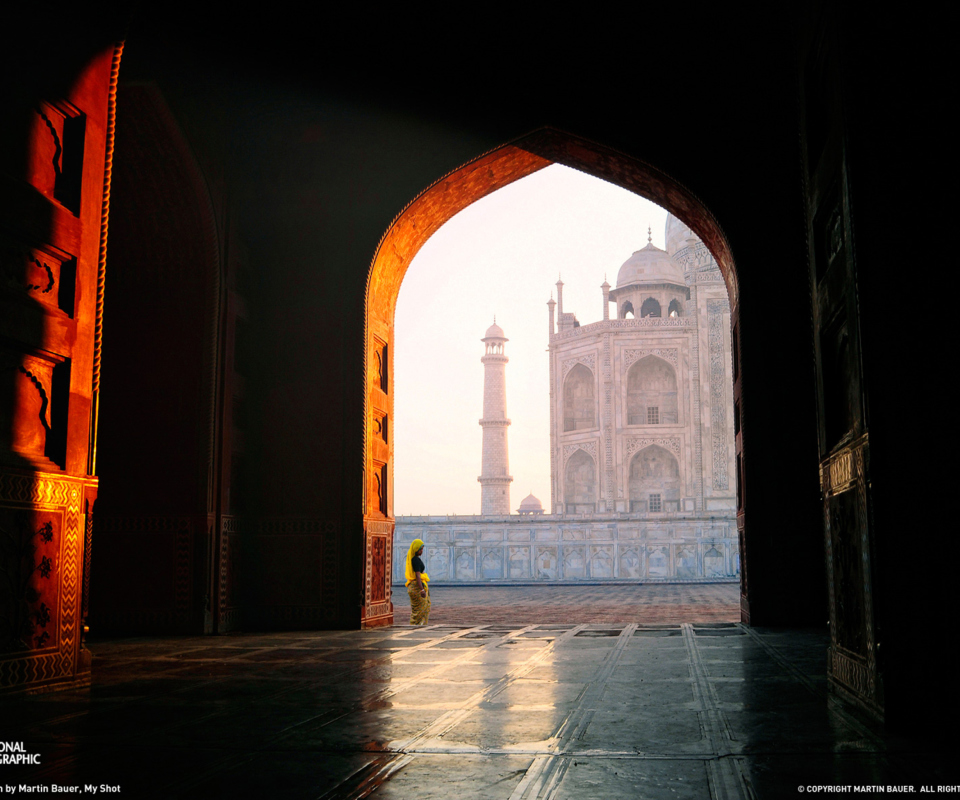 Fondo de pantalla Taj Mahal, India 960x800
