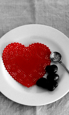 Screenshot №1 pro téma Valentine Breakfast 240x400