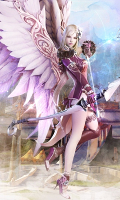 Screenshot №1 pro téma Fantasy Archer Girl 240x400