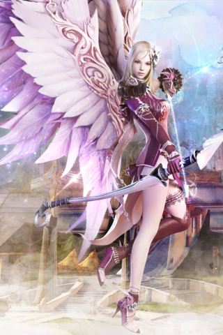 Fantasy Archer Girl screenshot #1 320x480