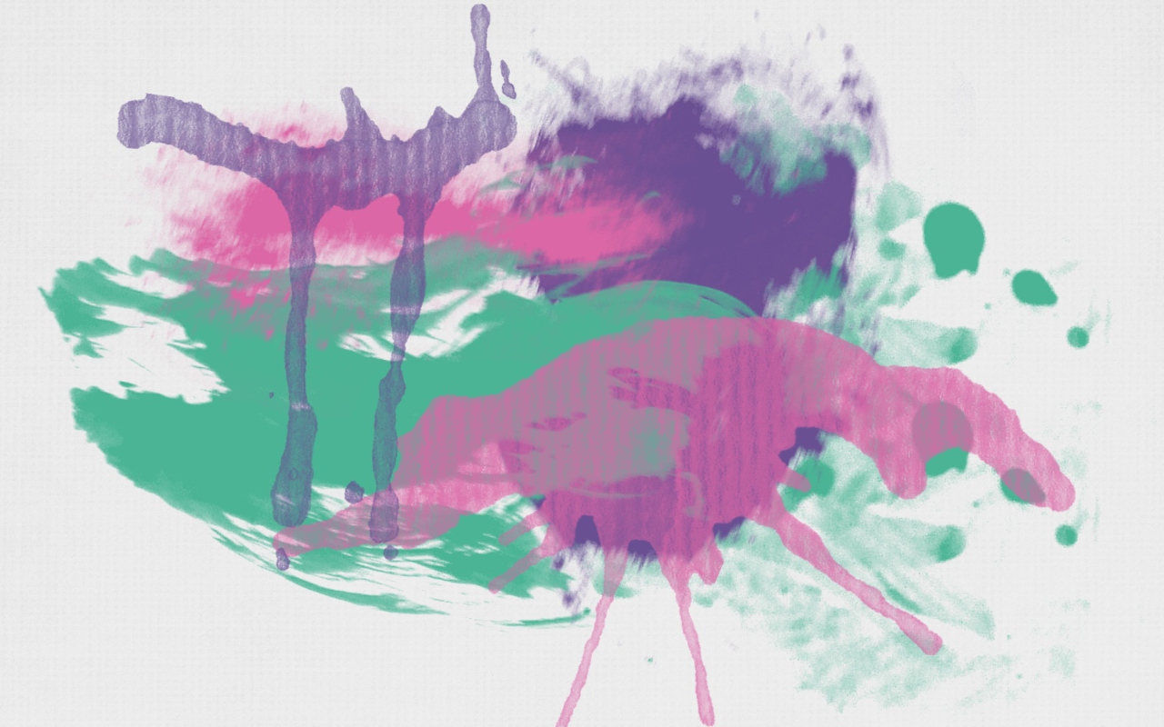 Das Colorful Splashes Wallpaper 1280x800