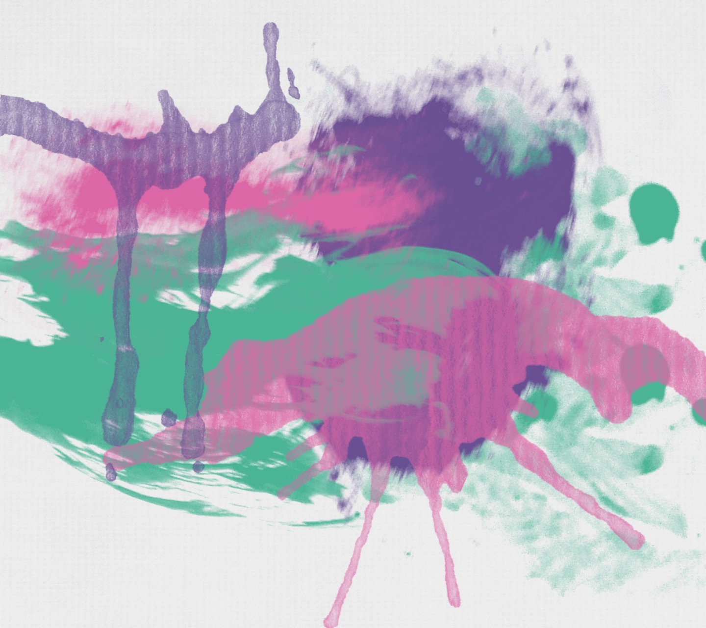 Das Colorful Splashes Wallpaper 1440x1280