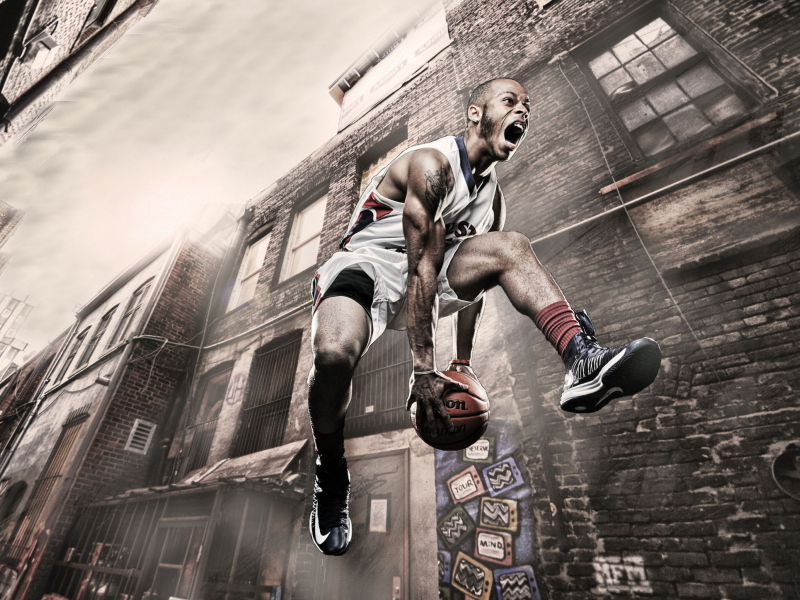 Screenshot №1 pro téma Basketball Player 800x600