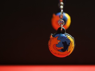 Das Firefox Key Ring Wallpaper 320x240