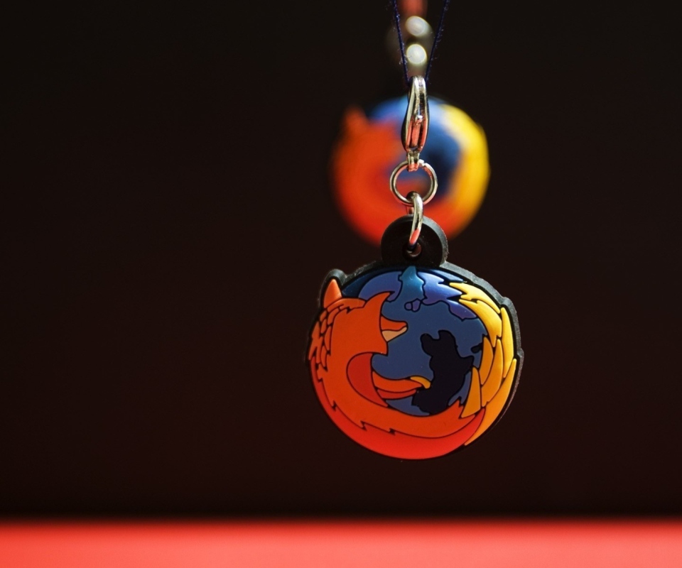 Das Firefox Key Ring Wallpaper 960x800