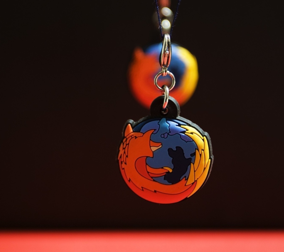 Fondo de pantalla Firefox Key Ring 960x854