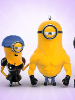 Despicable Me 2 in Gym wallpaper 240x320