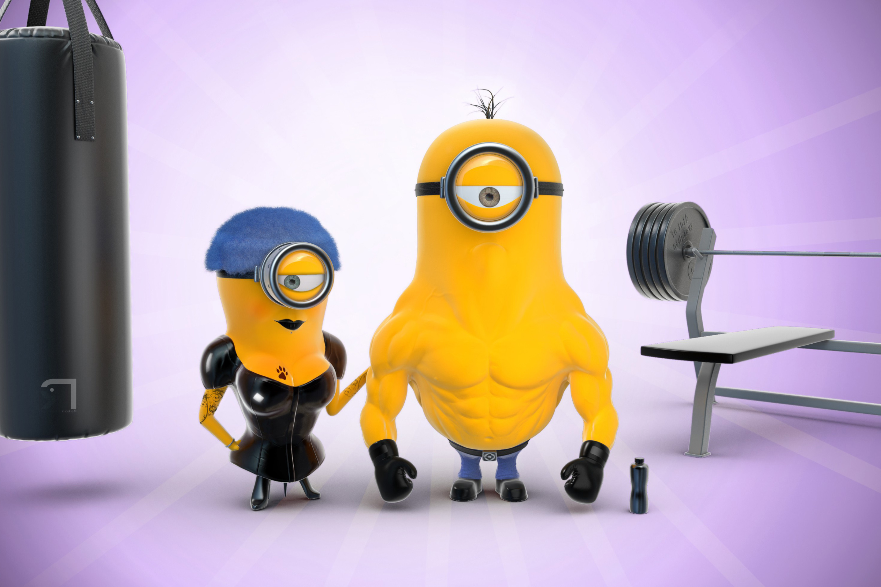 Screenshot №1 pro téma Despicable Me 2 in Gym 2880x1920