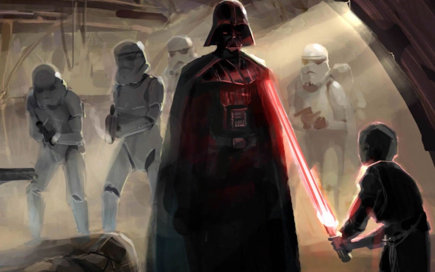 Screenshot №1 pro téma Star Wars Darth Vader 1440x900