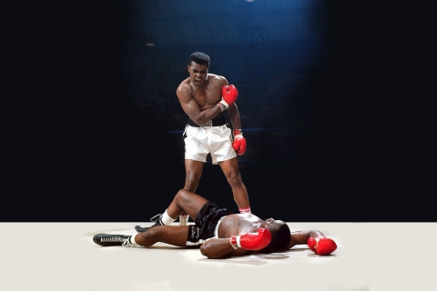 Screenshot №1 pro téma Mohammed Ali Legendary Boxer 480x320