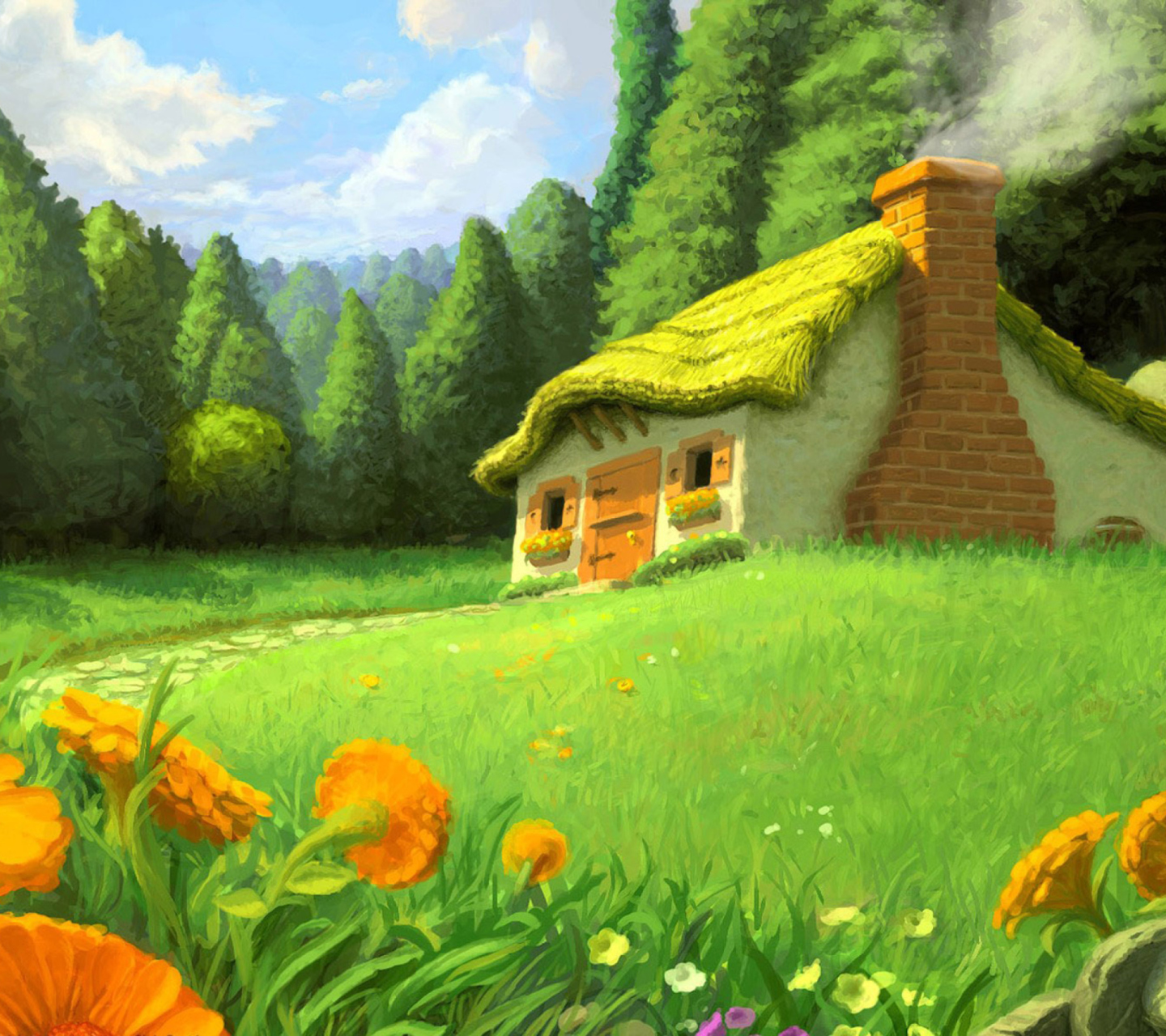 Screenshot №1 pro téma Fantasy Art Scenery 1440x1280