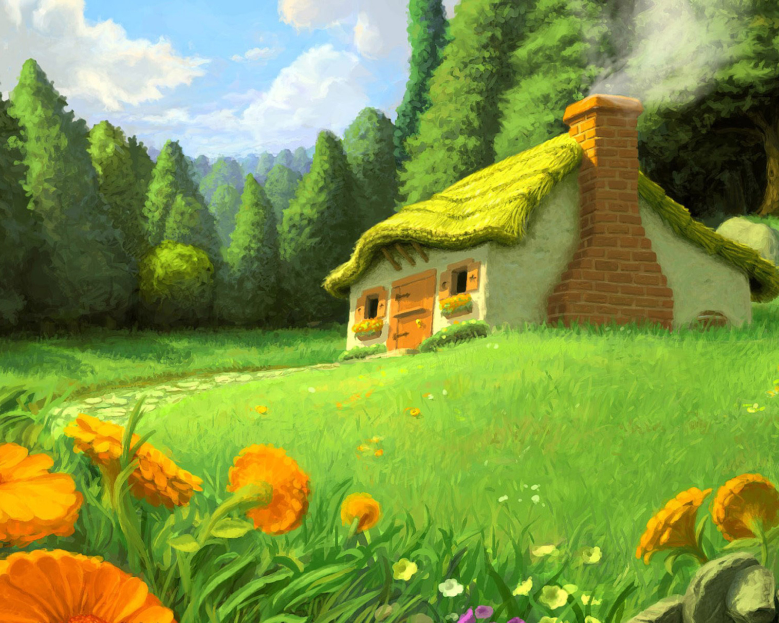 Screenshot №1 pro téma Fantasy Art Scenery 1600x1280