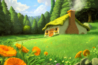 Fantasy Art Scenery - Obrázkek zdarma pro LG Optimus M