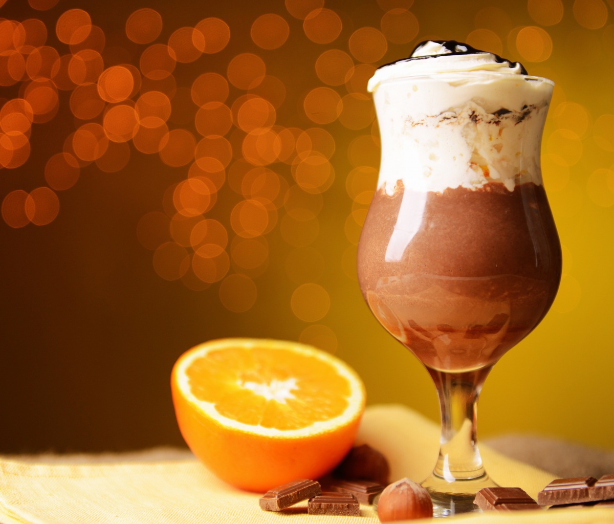 Обои Chocolate cocktail 1200x1024