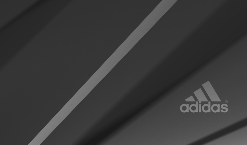 Adidas Grey Logo wallpaper 1024x600