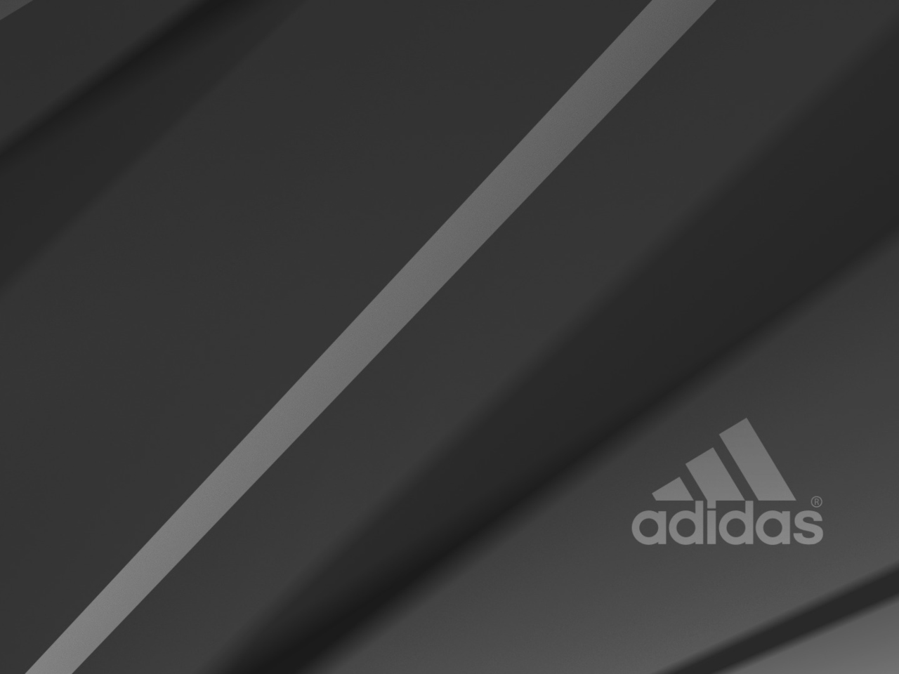 Обои Adidas Grey Logo 1280x960