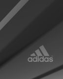 Das Adidas Grey Logo Wallpaper 128x160