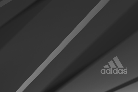 Fondo de pantalla Adidas Grey Logo 480x320