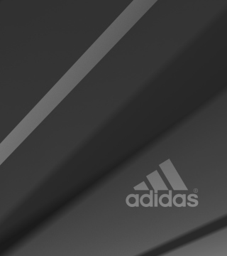 Kostenloses Adidas Grey Logo Wallpaper für 2048x2048