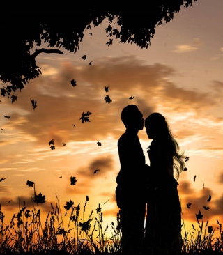 Romantic Silhouettes - Obrázkek zdarma pro iPhone 6 Plus