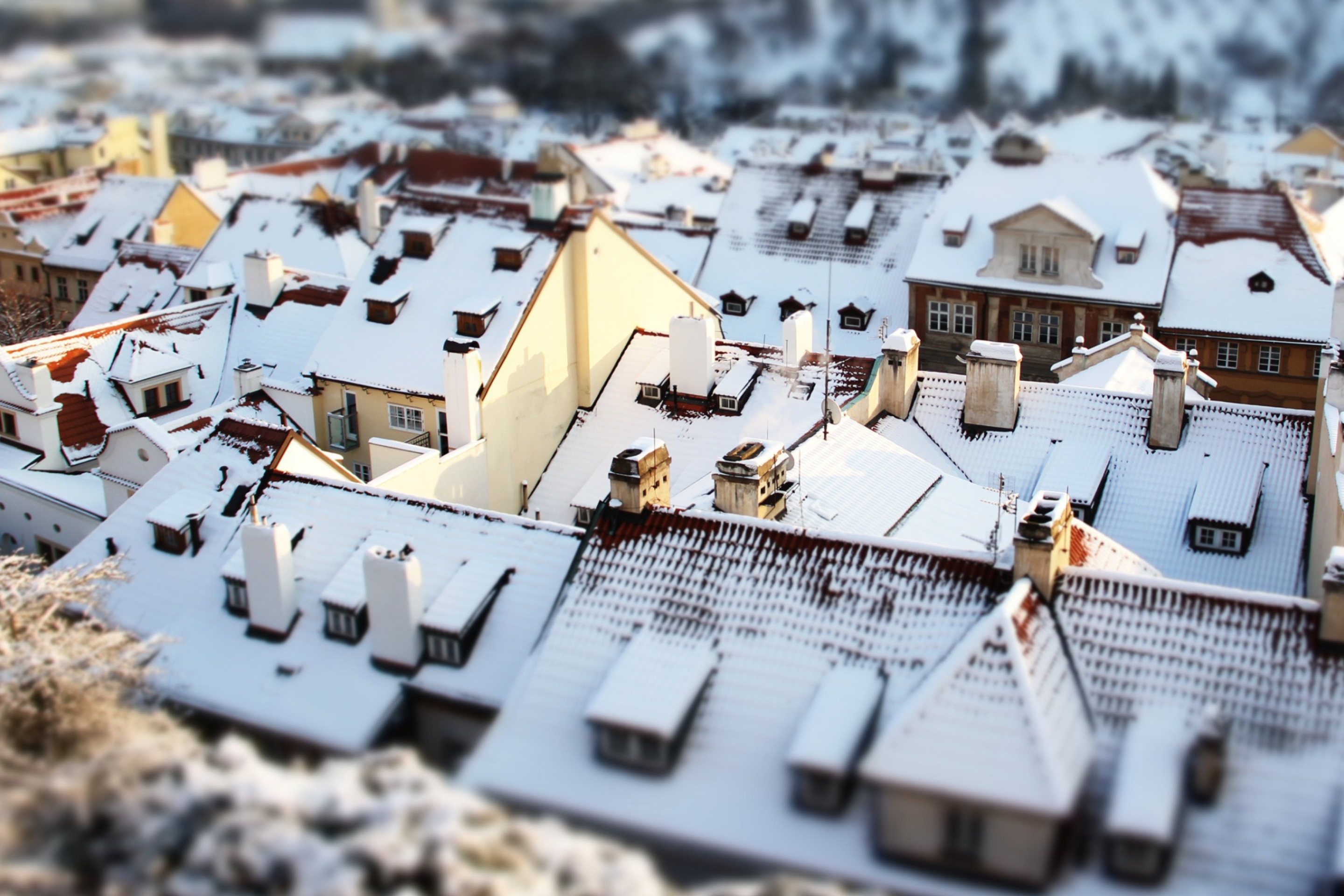 Обои Rooftops In Prague 2880x1920