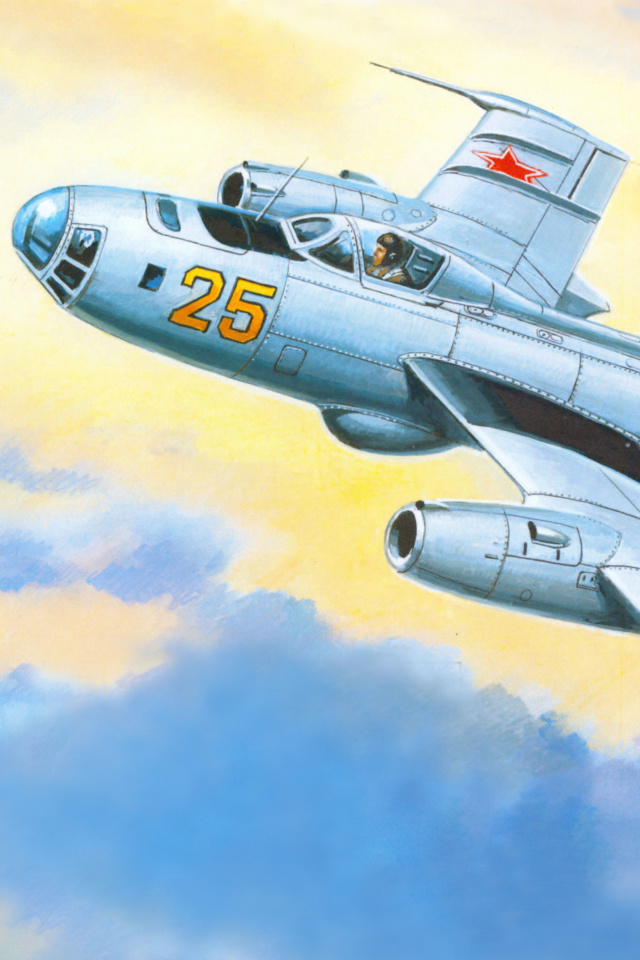 Screenshot №1 pro téma Yakovlev Yak 25 Soviet Union interceptor aircraft 640x960