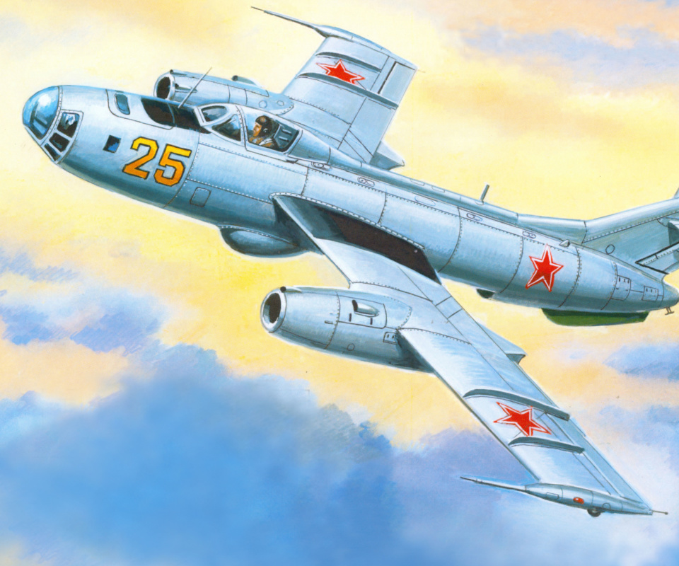 Yakovlev Yak 25 Soviet Union interceptor aircraft wallpaper 960x800