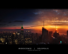 Fondo de pantalla New York Empire State Panorama 220x176