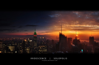 New York Empire State Panorama - Obrázkek zdarma pro Samsung Galaxy A