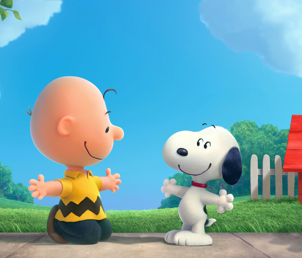 Screenshot №1 pro téma The Peanuts Movie with Snoopy and Charlie Brown 1200x1024