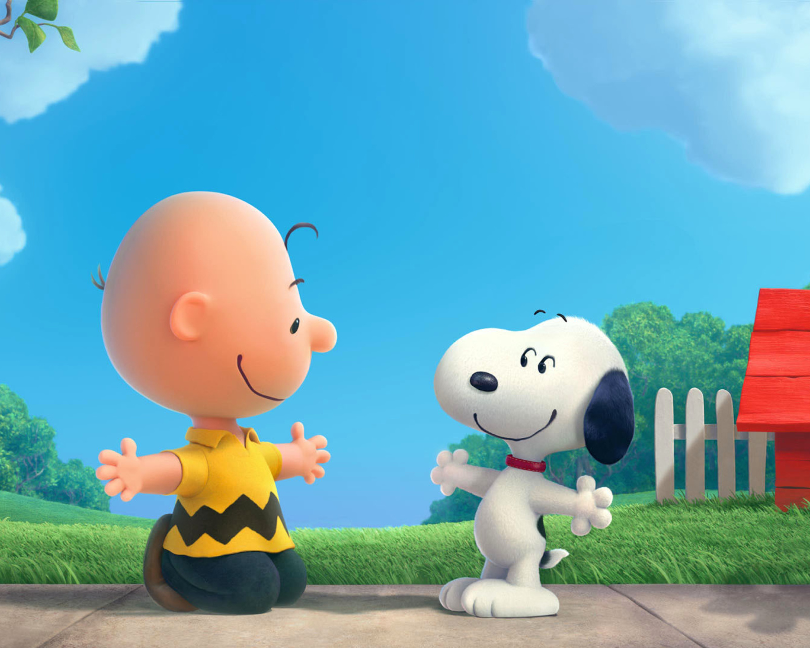 Screenshot №1 pro téma The Peanuts Movie with Snoopy and Charlie Brown 1600x1280