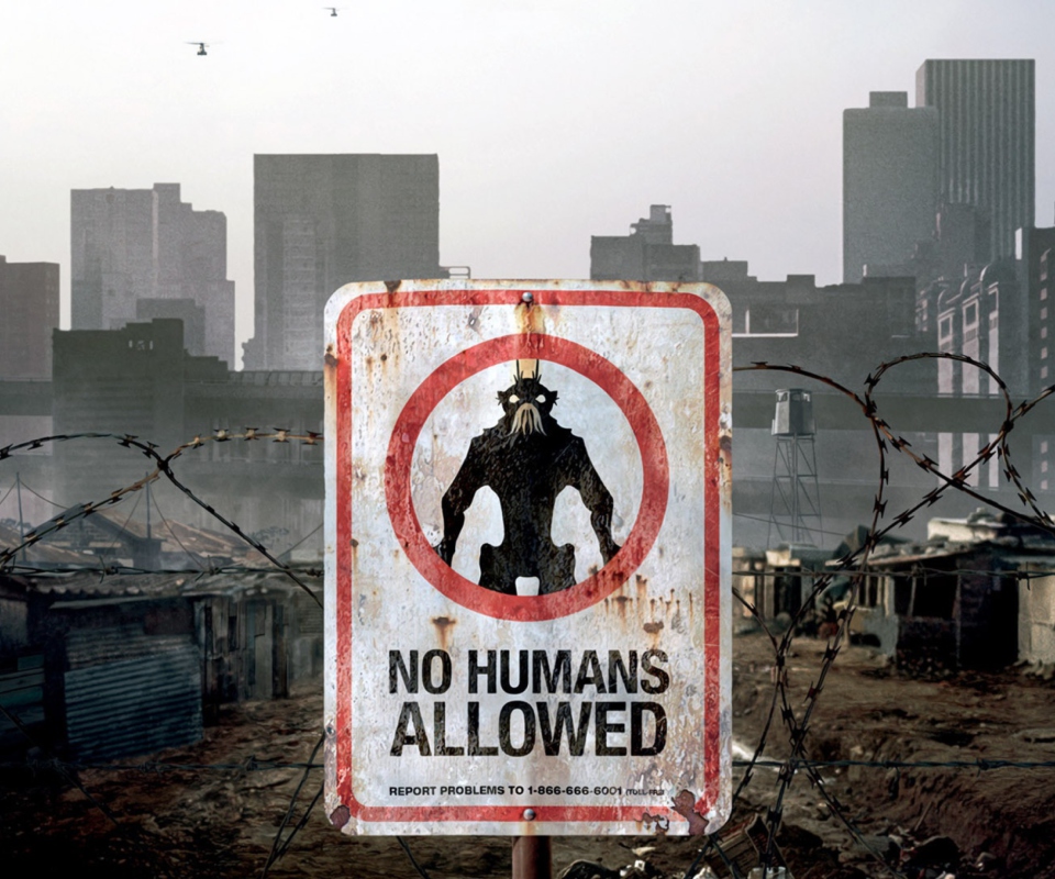 Das No Humans Allowed Wallpaper 960x800