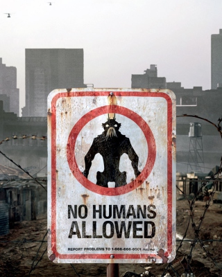 No Humans Allowed - Obrázkek zdarma pro Nokia Asha 308
