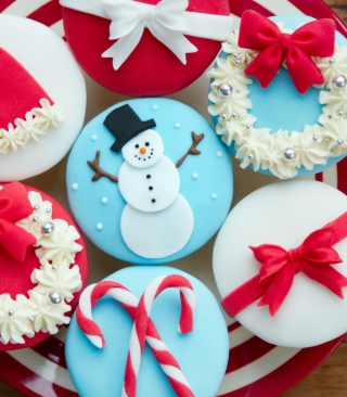 Christmas Cupcakes - Obrázkek zdarma pro Nokia Asha 310