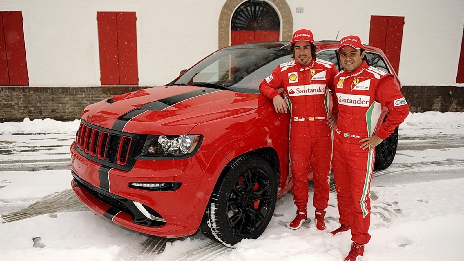 Fondo de pantalla Jeep Grand Cherokee SRT8 Ferrari Edition 1600x900