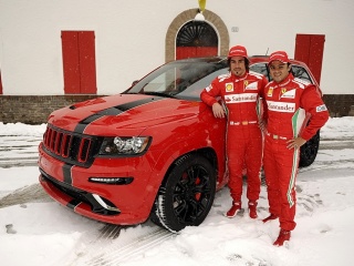 Обои Jeep Grand Cherokee SRT8 Ferrari Edition 320x240