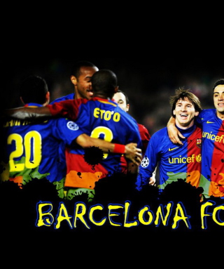 Barcelona Team - Obrázkek zdarma pro Nokia Asha 300