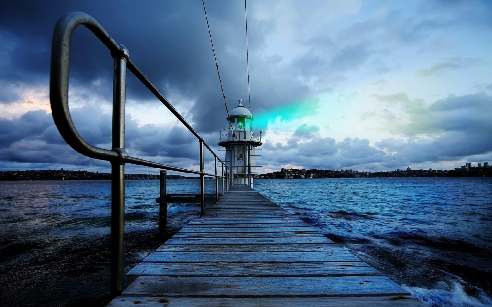 Screenshot №1 pro téma Lighthouse in Denmark 1680x1050