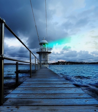 Lighthouse in Denmark - Fondos de pantalla gratis para Nokia 5530 XpressMusic