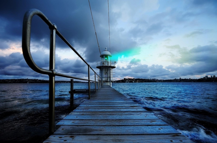 Fondo de pantalla Lighthouse in Denmark