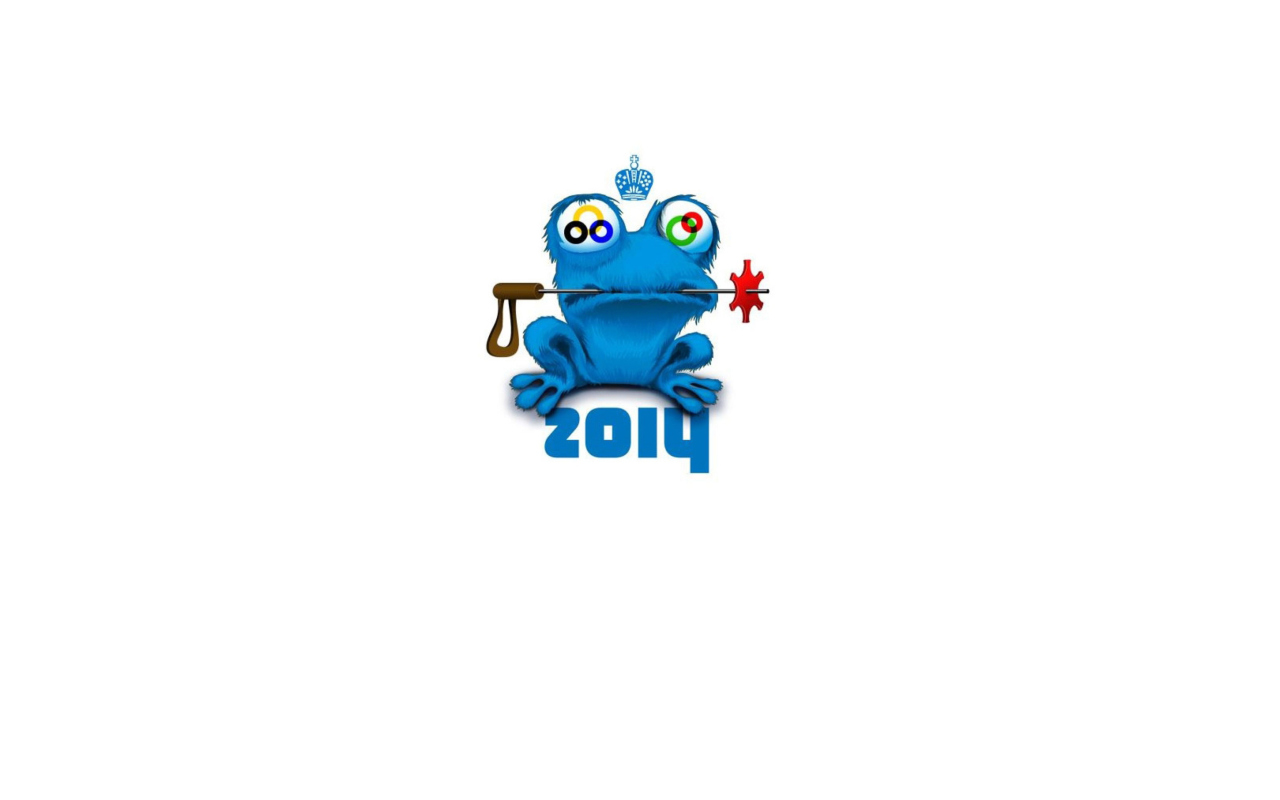 Das Sochi 2014 Funny Logo Wallpaper 1280x800