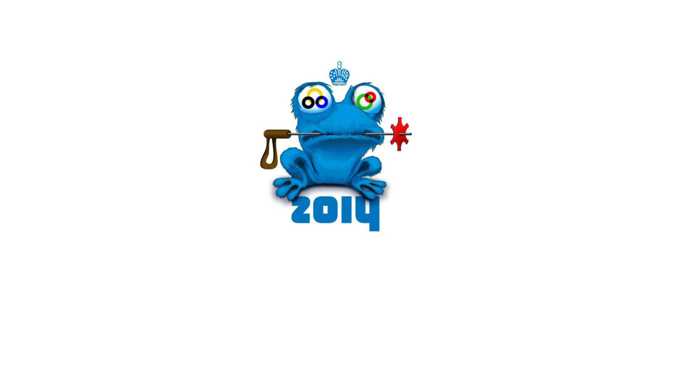 Screenshot №1 pro téma Sochi 2014 Funny Logo 1366x768