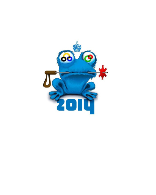 Sochi 2014 Funny Logo - Obrázkek zdarma pro 320x480