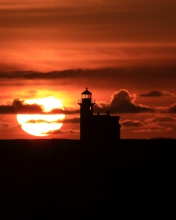 Screenshot №1 pro téma Lighthouse At Sunset 176x220
